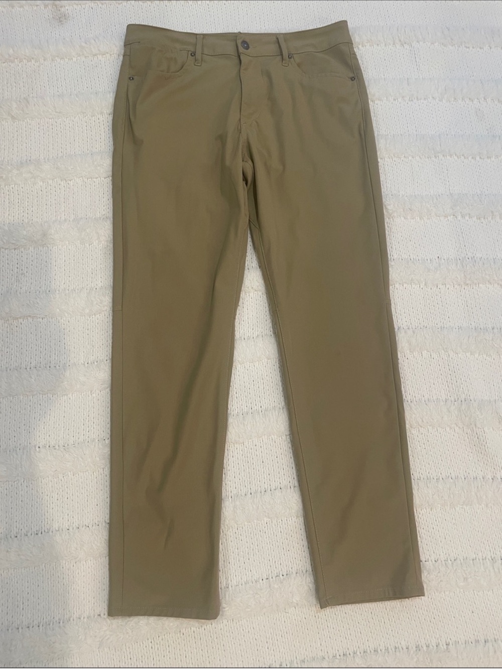 American Eagle active flex khaki Tan Stretch Pants athletic men’s size 32x34